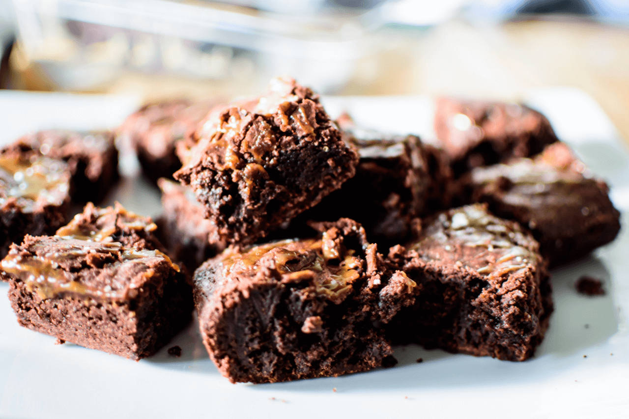Salted Caramel Brownie Brittle