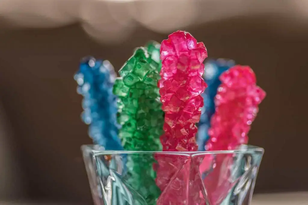 Colourful Rock Candy Sticks Made Fast