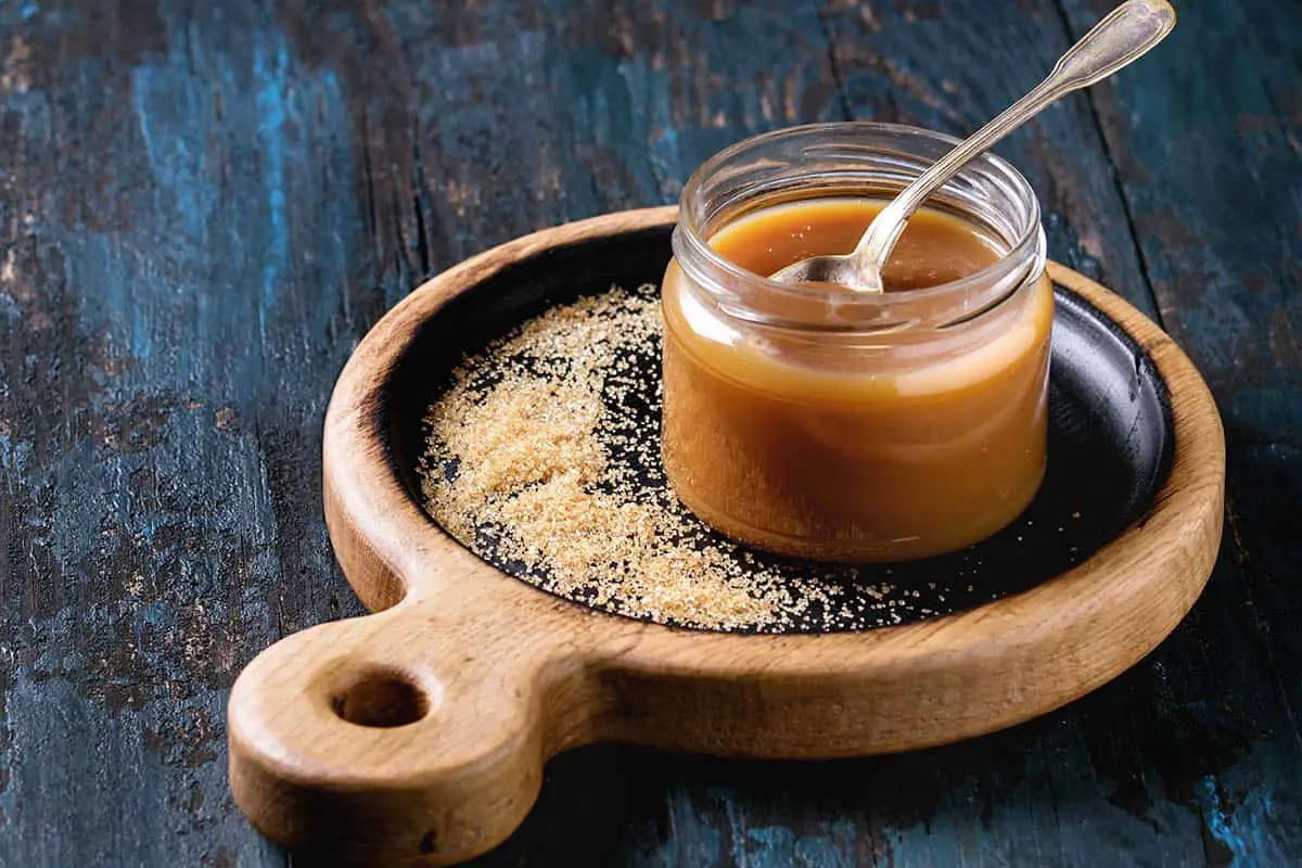 Homemade Salted Caramel Sauce Made With Brown Sugar