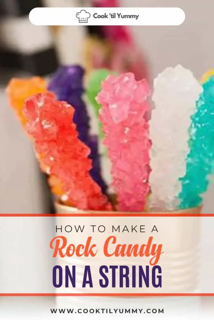 How to make rock candy on a string pin