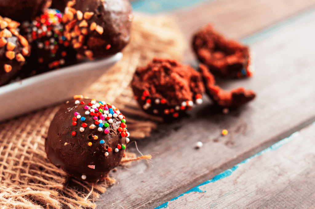 Chocolate Covered Caramel Balls