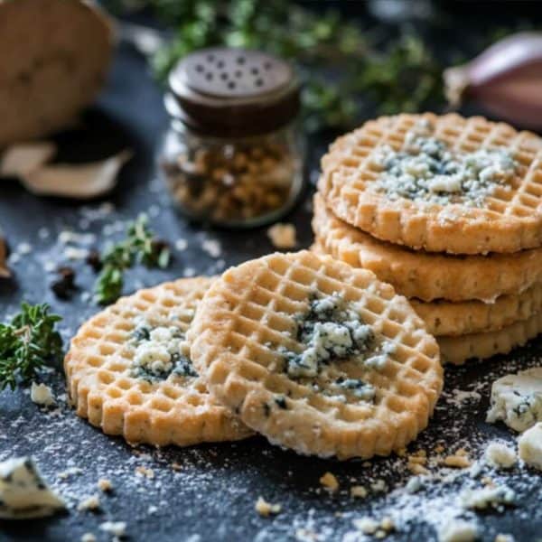 Blue Cheese Wafers Cookies Featured Image